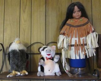 Multiple stuff toys and lots more.