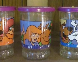 Scooby Do collectors Jelly jar glasses.