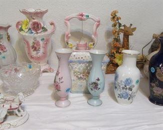 Glassware, vases and more.