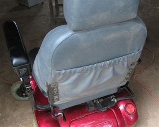 Back view of scooter.