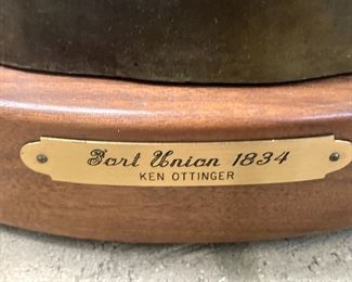 "Fort Union 1834" bronze statue by Ken Ottinger