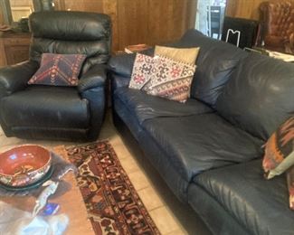 Comfortable sofa and recliner