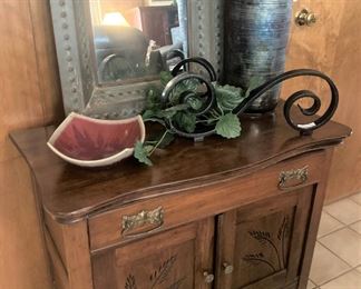 Antique wash stand/cabinet