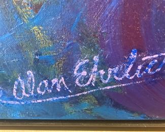 Artist R. Alan Ehrdich is a native of Austin, who graduated from The University of Texas with a BFA in Art with an emphasis in Graphic Design.
His work is impressionistic landscapes, portraits, and Christian themes.