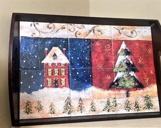 Christmas tray