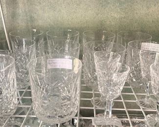 Set of 6 "Old Fashion" Waterford glasses