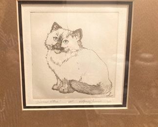 "Siamese Kitten" - Artist Proof