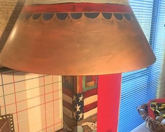 Hand-painted lamp