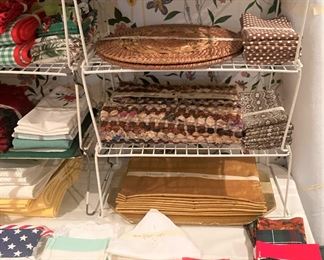 Placemats and napkins