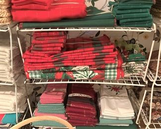 Placemats and napkins