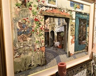 "LaRapier" by Victor Schvaiko (Giclée, 28" x 36") from the Clara O'Donnell living estate It was acquired in 1998 from Images Fine Art in Yountville, California.