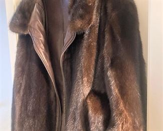 Consigned reversible fur jacket