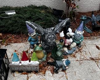 Some interesting yard ornaments