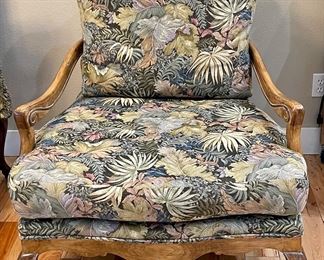 Kreiss arm chair - one of two - large and comfy