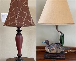 Decorative table lamps