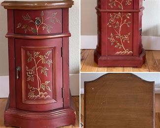 Cute hand painted small side table (top is a little funky)