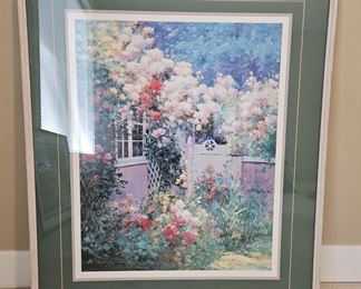 Large garden print