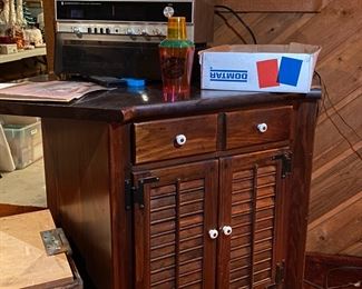 Vintage Ethan Allen Corner Cabinet 
