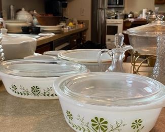 Vintage Glasbake Casserole Dishes 