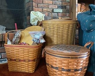Large Longaberger Baskets 