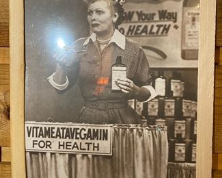 I Love Lucy Vitameatavegamin Poster 