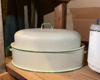 Vintage Ceramic Roaster 