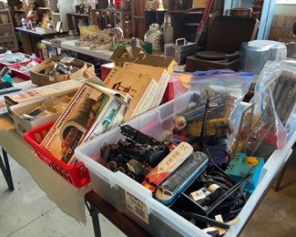 Misc trains, train parts and accessories