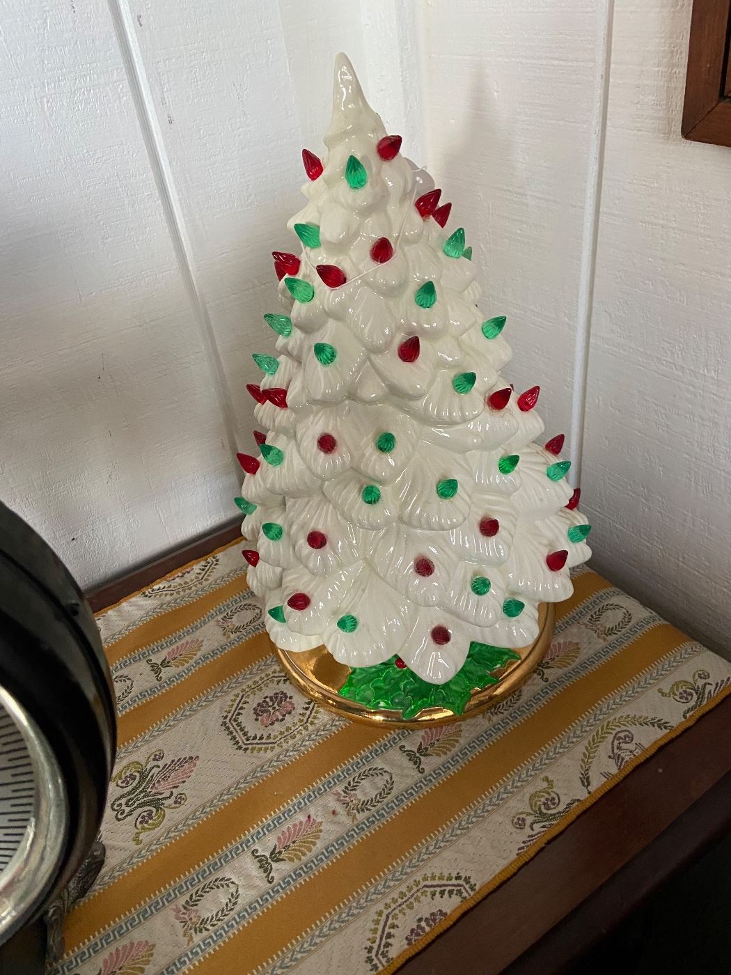 Beautiful white ceramic Christmas Tree