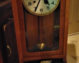 Time or Punch Card-Pendulum Case Clock.