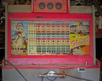 Kenny & Sons "Sweet Shawnee" console slot machine, ca 1950