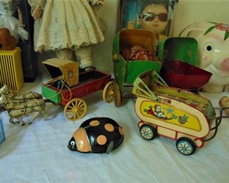An Assortment of vintage toys (items sold separately)