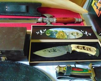 Specialty knives (items sold separately)