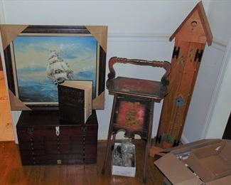 Chest, framed art and others (Items sold separately)