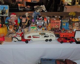 Metal and/or windup toys (Items sold separately)