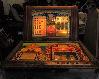 Close up of panels and game board.