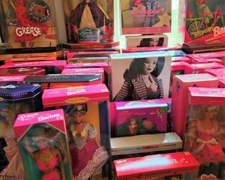 Close-up of Barbies (items sold separately)