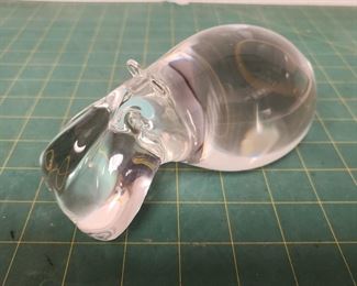 RC9069 Steuben Glass Crystal Hippopotamus https://www.ebay.com/str/agesagoestatesales