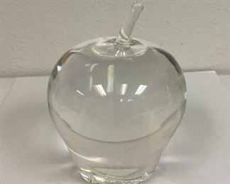 RC6174 Steuben Crystal Temptation Apple Paperweight Signed https://www.ebay.com/str/agesagoestatesales