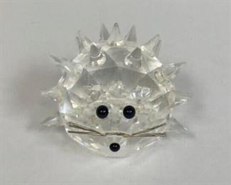 RC6177 Swarovski Crystal Hedgehog Porcupine Silver Whiskers Black Eyes https://www.ebay.com/str/agesagoestatesales