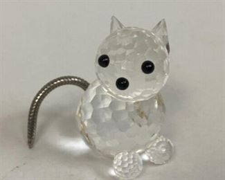 RC6178 Swarovski Crystal Figurine Kitten Cat 7659 Metal Flexible Tail https://www.ebay.com/str/agesagoestatesales