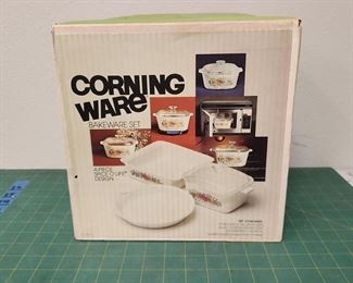 RC9077 New in Box Corning Ware P2608 Spice of Life 4 piece Set https://www.ebay.com/str/agesagoestatesales