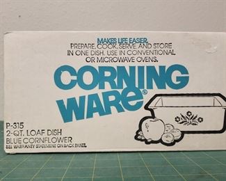 RC9078 NEW IN BOX Corning Ware P315 2 qt. Loaf Dish Blue Cornflower https://www.ebay.com/str/agesagoestatesales