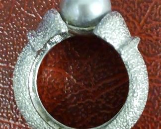 JM3110 VINTAGE STERLING SILVER SIZE 6.5 RING BY MIGNON FAGET NEW ORLEANS  https://www.ebay.com/str/agesagoestatesales