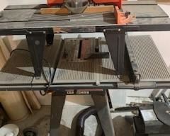 Table saw and router table