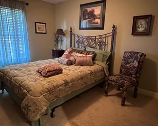 Brass bed - queen - SOLD