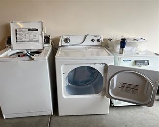 Whirlpool washer $150, whirlpool electric dryer $200