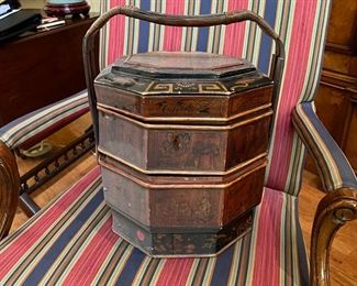 Asian 3 Tier Wooden Wedding Basket