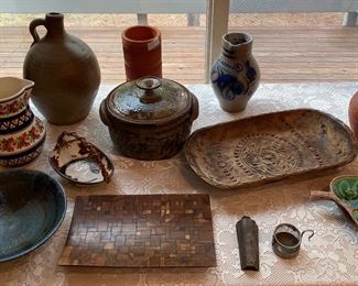 European pottery and collectibles 