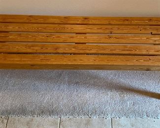 Pine bench