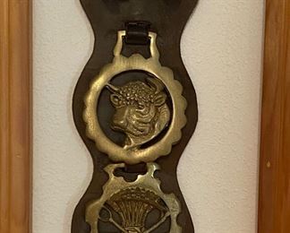 Vintage horse brasses 